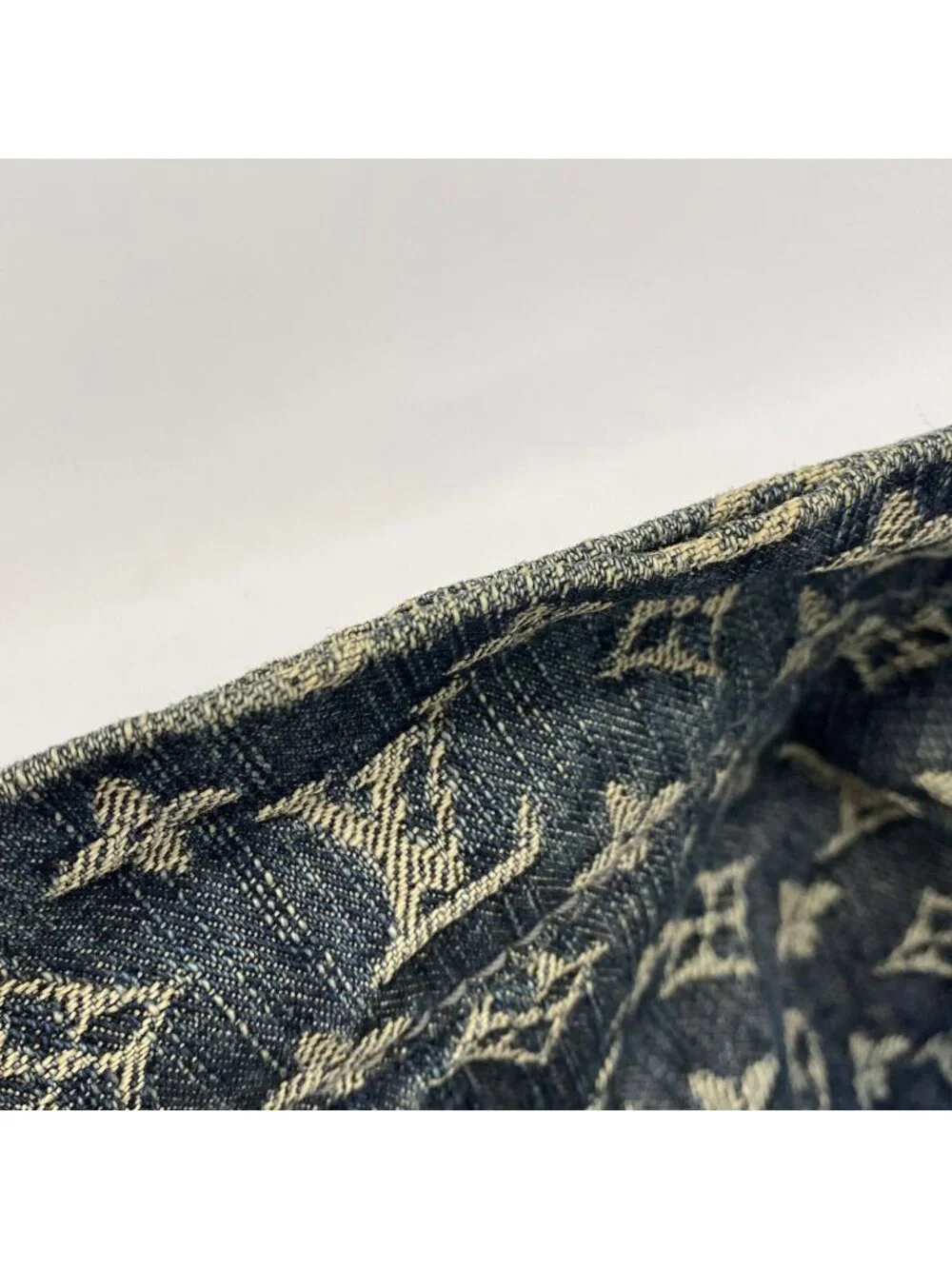 Louis Vuitton Shoulder Bag Monogram Denim Daily GM Blue
